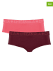 Muchachomalo 2er-Set: Pantys in Bordeaux/ Pink