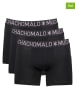 Muchachomalo 3er-Set: Boxershorts in Schwarz