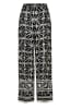 Toni Marlenehose in Schwarz/ Weiß