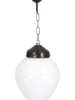 FLORIANE GARDEN Buitenlamp wit/zwart - (H)50 x Ø 25 cm