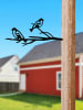 Scandinavia Concept Baumdekoration "Bird on the Branch" in Schwarz - (B)40 x (H)20 cm
