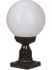 FLORIANE GARDEN Lampa zewnętrzna w kolorze czarno-białym - 35 x Ø 20 cm
