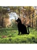 HanahHome Gartendekoration "Cat 02" in Schwarz - (B)20 x (H)38 cm