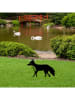 HanahHome Gartendekoration "Fox 1" in Schwarz - (B)50 x (H)48 cm