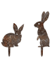FLORIANE GARDEN 2er-Set: Gartendeko in Braun