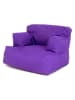 FLORIANE GARDEN Sitzsack in Lila - (B)80 x (H)80 x (T)30 cm