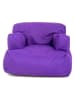 FLORIANE GARDEN Sitzsack in Lila - (B)80 x (H)80 x (T)30 cm