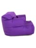 FLORIANE GARDEN Sitzsack in Lila - (B)80 x (H)80 x (T)30 cm
