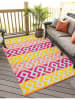FLORIANE GARDEN Outdoor-Teppich in Pink/ Gelb