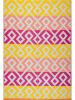 FLORIANE GARDEN Outdoor-Teppich in Pink/ Gelb
