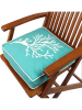 FLORIANE GARDEN Stoelkussen turquoise
