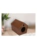 Scandinavia Concept Katzenhaus in Dunkelbraun - (B)40 x (H)38 x (T)43 cm