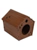 Scandinavia Concept Katzenhaus in Dunkelbraun - (B)40 x (H)38 x (T)43 cm