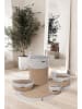 Scandinavia Concept Opbergmand beige/wit - (H)50 x Ø 36 cm