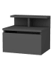 Scandinavia Concept Nachttisch in Anthrazit - (B)40 x (H)35 x (T)32 cm