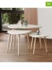 Scandinavia Concept 3er-Set: Couchtische in Weiß/ Beige