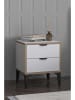 Scandinavia Concept Nachttisch "Arden" in Weiß - (B)45 x (H)52 x (T)40 cm