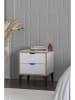 Scandinavia Concept Nachttisch "Arden" in Weiß - (B)45 x (H)52 x (T)40 cm