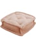 Scandinavia Concept Bodenkissen "Biskuvi" in Rosa - (B)55 x (H)16 x (T)55 cm