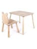 Scandinavia Concept 2tlg. Kindertisch-Set in Hellbraun