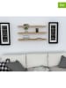 Scandinavia Concept 3-delige set: wandmeubels "Boss" naturel - (B)60 x (H)1,8 x (D)14,5 cm