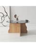 Scandinavia Concept Couchtisch "Butterfly" in Hellbraum/ Grau - (H)40 x Ø 75 cm 