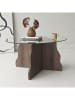 Scandinavia Concept Couchtisch "Butterfly" in Braun/ Transparent - (H)40 x Ø 75 cm 