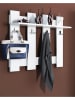 Scandinavia Concept Wandgarderobe "Carina" in Weiß - (B)70 x (H)70 x (T)14,5 cm