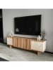 Scandinavia Concept TV-Kommode in Braun/ Beige - (B)180 x (H)50 x (T)33 cm