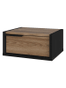 Scandinavia Concept Nachtkastje "Eco" bruin/zwart - (B)40 x (H)18,8 x (D)30 cm