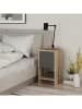 Scandinavia Concept Nachttisch "Ema" in Eiche/ Anthrazit - (B)30 x (H)55 x (T)30 cm