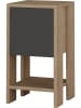 Scandinavia Concept Stolik nocny "Ema" w kolorze antracytowo-jasnobrązowym - 30 x 55 x 30 cm