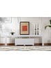 Scandinavia Concept TV-Regal "Enclave" in Weiß - (B)180 x (H)50 x (T)31,3 cm