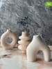 Scandinavia Concept 3-delige set: vazen beige - (H)10 x Ø 8 cm