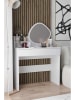 Scandinavia Concept Make-Up-Tisch in Weiß - (B)90 x (H)133 x (T)40 cm