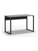 Scandinavia Concept Schreibtisch "Inna" in Grau/ Schwarz - (B)100 x (H)75 x (T)60 cm