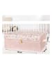 Scandinavia Concept Aufbewahrungskorb "KALS-04249" in Rosa - (B)50 x (H)19 x (T)39 cm