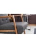 Scandinavia Concept Fauteuil "Kemer" donkergrijs - (B)69 x (H)80 x (D)83 cm