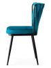 Scandinavia Concept 2-delige set: stoelen turquoise - (B)43 x (H)82 x (D)43 cm