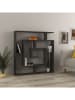Scandinavia Concept Boekenkast "Labirent" antraciet - (B)125 x (H)128,6 x (D)22 cm
