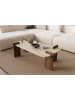Scandinavia Concept Couchtisch "Leapiri" in Beige/ Braun - (B)120 x (H)35 x (T)60 cm