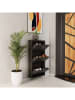Scandinavia Concept Schoenenkast antraciet - (B)50 x (H)103 x (D)15 cm
