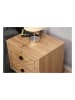 Scandinavia Concept Nachttisch "Luna" in Hellbraun - (B)50 x (H)55 x (T)40 cm