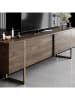 Scandinavia Concept TV-Regal "Luxe" in Walnuss - (B)180 x (H)50 x (T)30 cm