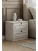 Scandinavia Concept Nachttisch "Mira" in Weiß - (B)52 x (H)51 x (T)43 cm