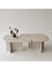 Scandinavia Concept Couchtisch "Missisipi" in Beige - (B)120 x (H)38 x (T)60 cm