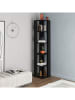 Scandinavia Concept Bücherregal "Nati Corner" in Schwarz - (B)31,8 x (H)160,8 x (T)31,8 cm