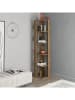 Scandinavia Concept Bücherregal "Nati Corner" in Braun - (B)31,8 x (H)160,8 x (T)31,8 cm