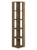 Scandinavia Concept Boekenkast "Nati Corner" bruin - (B)52,4 x (H)149 x (D)22,6 cm