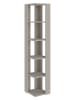 Scandinavia Concept Bücherregal "Nati Corner" in Beige - (B)31,8 x (H)160,8 x (T)31,8 cm